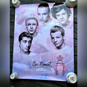 One Direction Our Moment Perfume Poster. Brand New In Original Mailer. 1D. Rare.